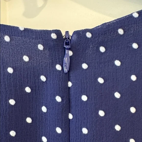 Philosophy Di Lorenzo Serafini Printed Double Creponne Polka Dot Dress, Size 8 - Picture 8 of 8